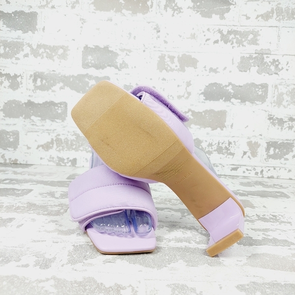 New OPEN EDIT Cava Slide Sandal In Purple Spray A251 - Picture 7 of 11